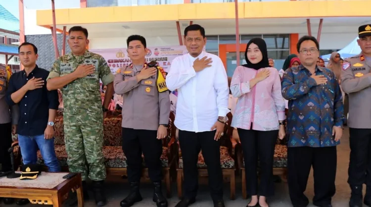 Sekda Kaur Apresiasi Giat  Polri Gelar Pasar Murah Bulan Ramadan