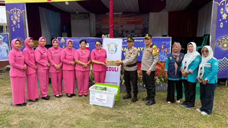 Kapolres Beserta Ketua Bhayangkari Kaur Tinjau Kesiapan Pos Ketupat Nala 2026