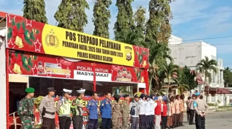 Empat Pos Strategis Polres Bengkulu Selatan Siaga Arus Mudik dan Balik