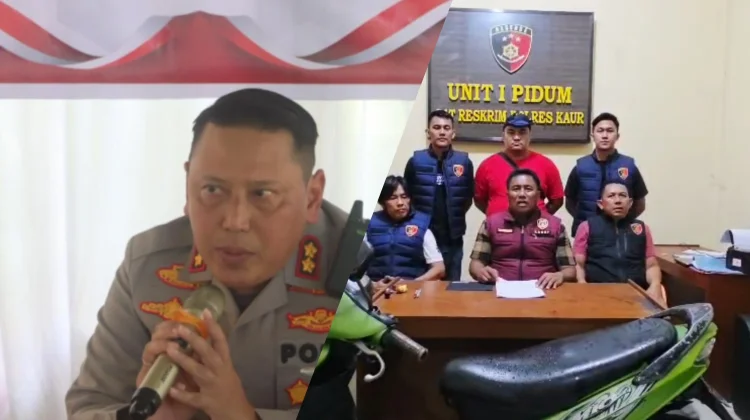 Ungkap Kasus Curanmor, Kapolres Tegaskan Komitmen Berantas Kasus Curanmor di Kaur