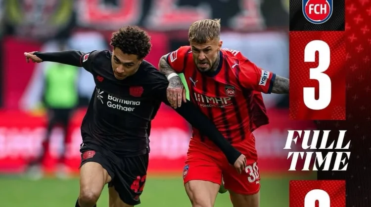 Liga Jerman 2025/2026, Leverkusen Bermain Imbang 3-3 Kontra Heidenheim