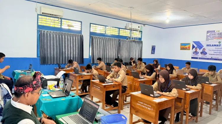 Hari Ketiga pelaksanaan TKA di SMPN 4 Kota Bengkulu Berjalan Lancar