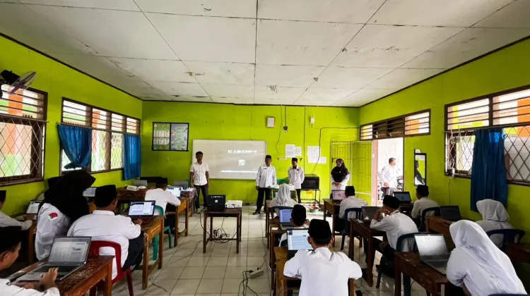 Pelaksanaan Tes Kompetensi Akademik MTsN di Kabupaten Kaur Berjalan Sukses