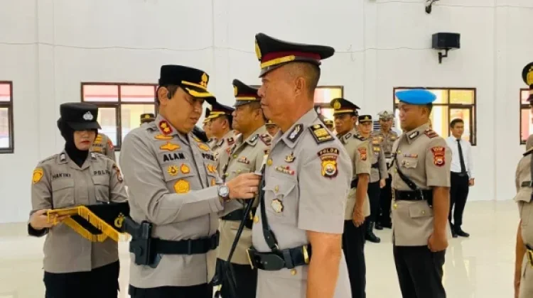 Polres Kaur Gelar Sertijab, Sejumlah Pejabat Berganti