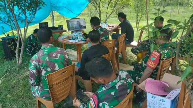 Danramil Kaur Selatan Laksanakan Ground Breaking Pembangunan Jembatan Perintis