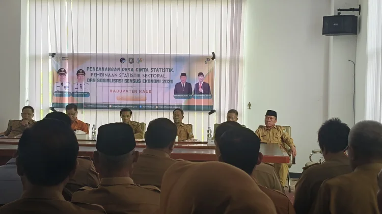 Bupati Kaur Berharap 3 Desa Cantik Dapat Menjadi Contoh Mengelola Data