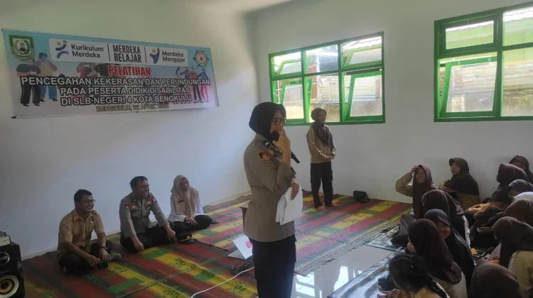 Polsek Kampung Melayu Edukasi Pencegahan Bullying di SLB Negeri 4 Bengkulu