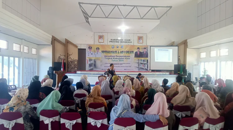 Pusda Kaur Gelar Sosialisasi Advokasi Akreditasi Perpustakaan