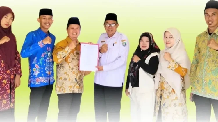 KUA Nasal Perkuat Pendidikan Karakter Lewat MoU SMPN 19