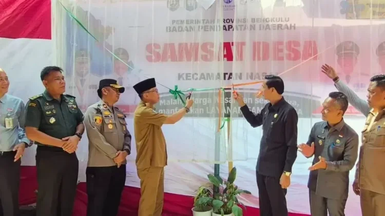 Pemprov Bengkulu dan Pemkab Kaur Resmikan Layanan Samsat Desa di Nasal