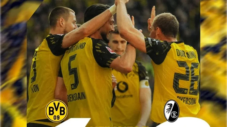 Liga Jerman 2025/2026, Dortmund Libas Freiburg 4 Gol tanpa Balas
