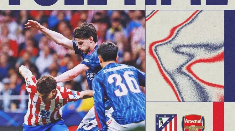 Liga Champions 2025/2026 : Atletico vs Arsenal Berakhir Imbang 1-1