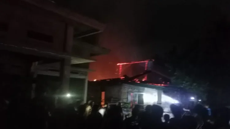 Rumah di Tanjung Beringin Ludes Terbakar, Diduga Korsleting Listrik