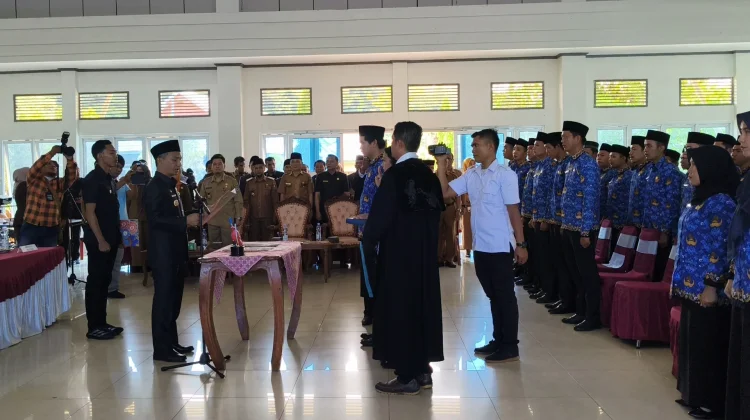Wakil Bupati Kaur Lantik 84 CPNS Formasi 2024 Menjadi PNS Penuh