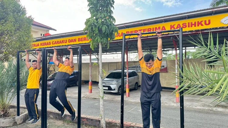 Wujudkan Personel Prima, Polres Kaur Gelar Tes Kesamaptaan Jasmani
