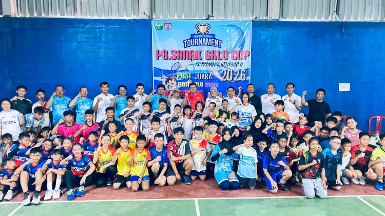 Turnamen PB Sanak Galo 2026 Resmi Dibuka, jadi Ajang Pembinaan Atlet Muda Bengkulu