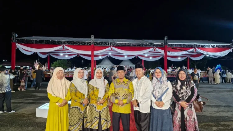 Ketua DWP Kementerian Agama Kaur Hadir Pembukaan MTQ
