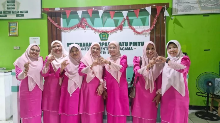 Perkuat Sinergi DWP Kemenag Kaur Kunjungi Kemenag Seluma