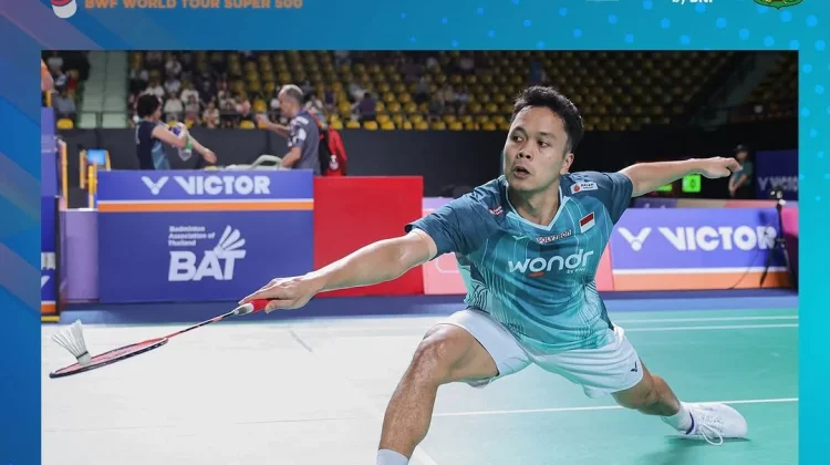 Thailand Open 2026 : Ginting Gagal Lewati Rintangan Pertama