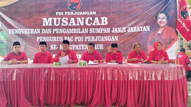 PAC PDI Perjuangan Kabupaten Kaur Dikukuhkan.