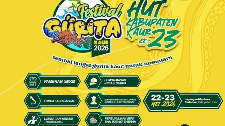 Festival Gurita 2026 Usung Tema "Sambal Langat Gurita Kaur untuk Nusantara"