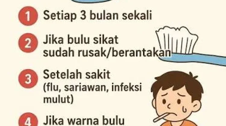 Kapan Harus Mengganti Sikat Gigi? Jangan Tunggu Sampai Rusak