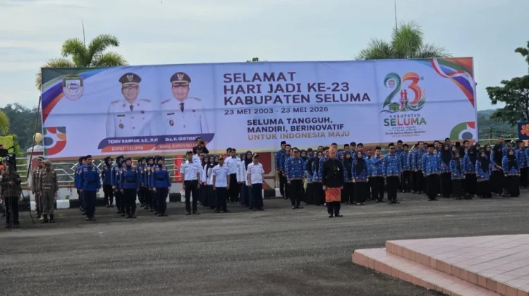 Upacara HUT ke-23 Kabupaten Seluma, Usung Semangat Tangguh dan Inovatif
