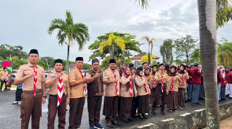 Kwarcab Kaur Hadiri Upacara HUT Kaur ke 23