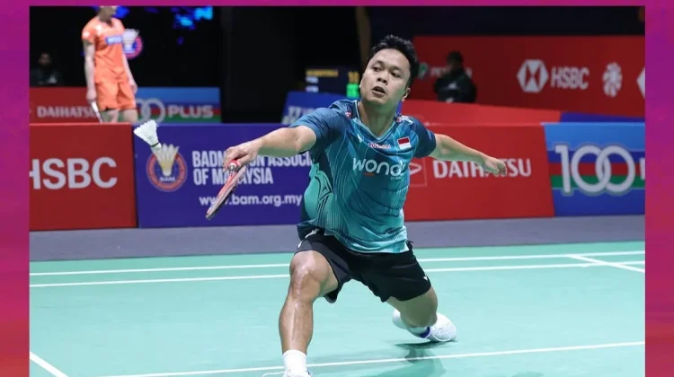 Ginting Dikalahkan Popov di Babak 16 Besar Malaysia Masters 2026