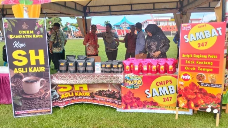 UMKM Kaur Raup Keuntungan di Festival Gurita HUT ke-23 Kabupaten Kaur