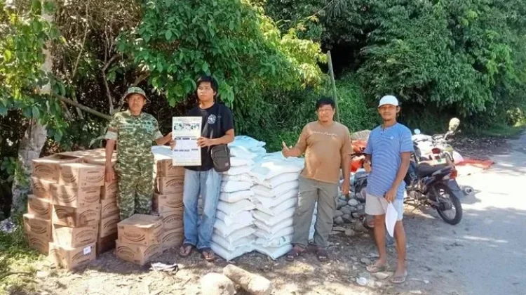Babinsa Koramil Kaur Tengah Monitoring Penyaluran Bapang