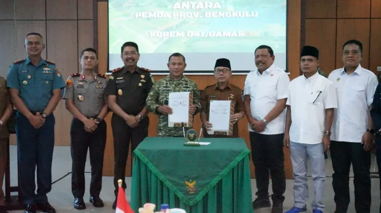 Pemprov Bengkulu Gandeng TNI Percepat Pembangunan Infrastruktur Dorong Ekonomi