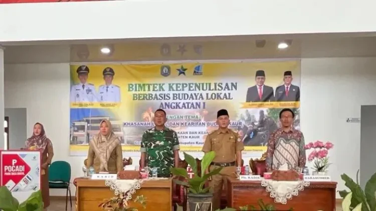 Babinsa Koramil Kaur Selatan Hadiri Bimtek Penulisan Berbasis Budaya