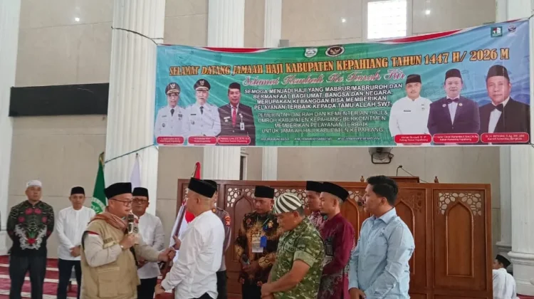 Polres Kepahiang Kawal Kepulangan Jemaah Haji, Momen Haru Pertemuan keluarga