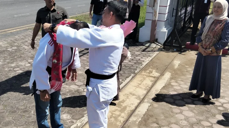 Penyambutan Wakapolda Bengkulu Tampilkan Kearifan Lokal dan Semangat Judo