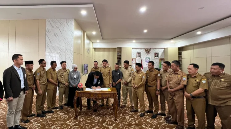 Pemda Kaur Melaksnakan Penandatanganan MOU Bersama Bank BSI Cabang Bengkulu