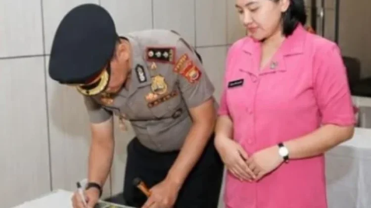 Wujudkan Polri Presisi, Kapolres Kaur Teken Pakta Integritas