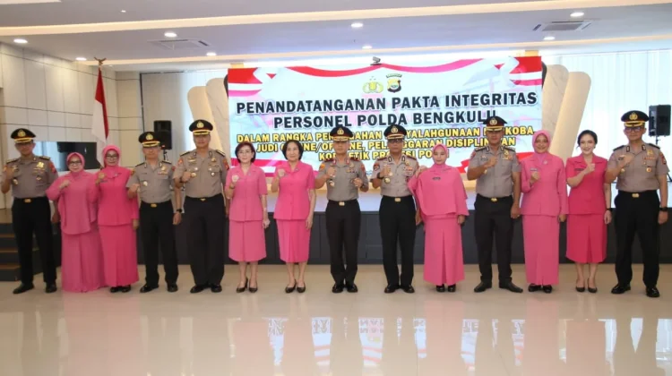 Bhayangkari Dilibatkan dalam Penguatan Integritas Personel Polda Bengkulu