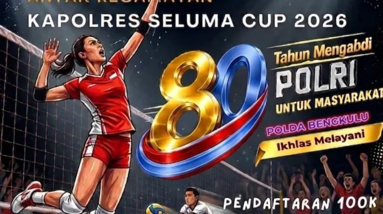 Sambut Hari Bhayangkara, Kapolres Cup 2026 Jadi Ajang Pembinaan Atlet Voli Seluma