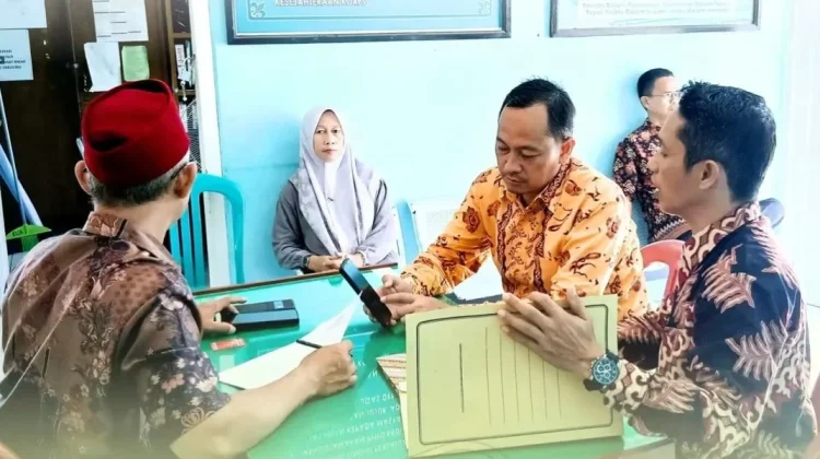 Tim Kanwil Kemenag Provinsi Bengkulu Supervisi Ke KUA Tanjung Kemuning