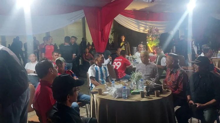 Nobar Piala Dunia di Mapolda Bengkulu Pererat Kedekatan Polisi dan Masyarakat