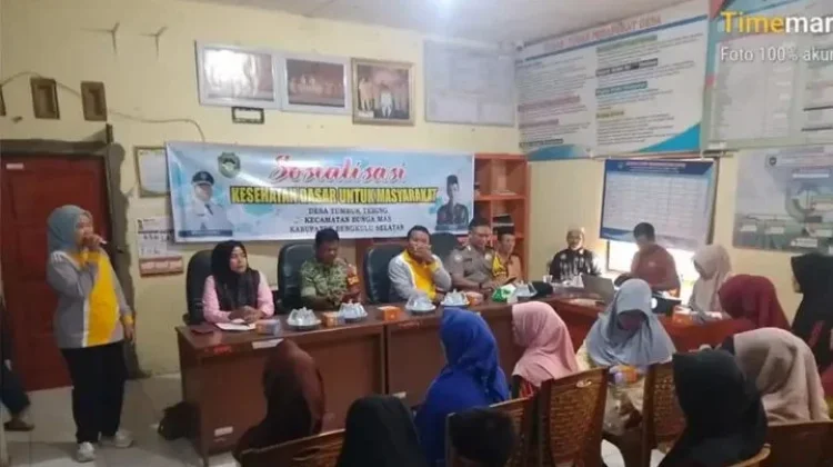 Anggota Babinsa Manna Hadiri Sosialisasi Kesehatan