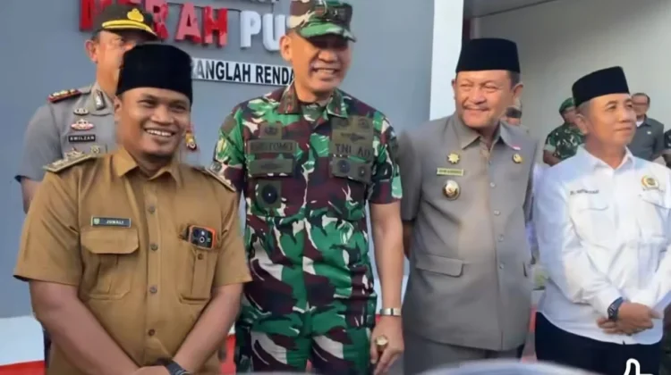 Kepala Desa Jeranglah Rendah Apresiasi Atas Kunjungan Pangdam Bengkulu Selatan