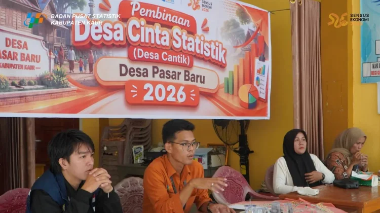 BPS Kaur Konsisten Bina Desa Cinta Statistik