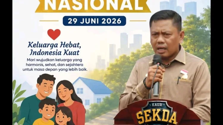 Momentum Harganas, Sekda Kaur Ajak Perkuat Ketahanan Keluarga