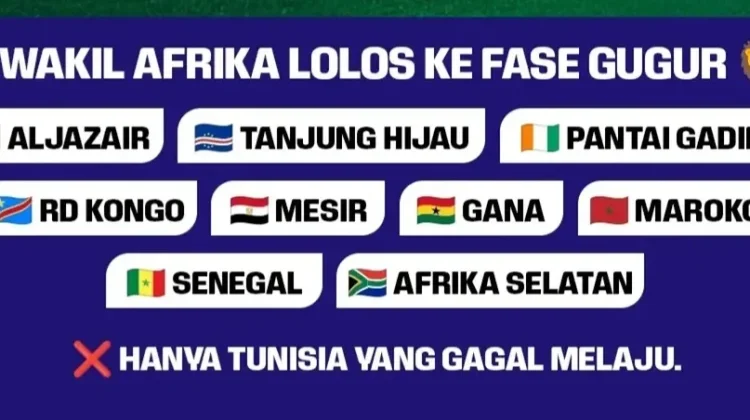 Dominasi Afrika di Piala Dunia 2026, 9 Wakil Tembus ke Babak 32 Besar