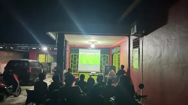 Kodim Bengkulu Selatan Nobar Pildun antara Brazil Vs Jepang