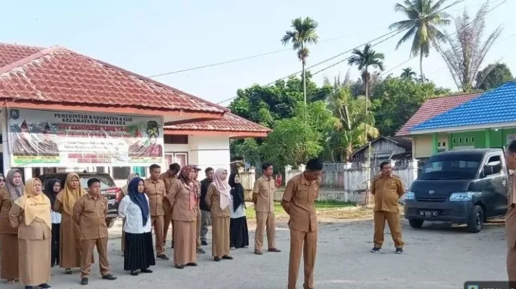 Pimpin Apel Camat Kaur Utara Sampaikan Pesan Terkait Kedisiplinan