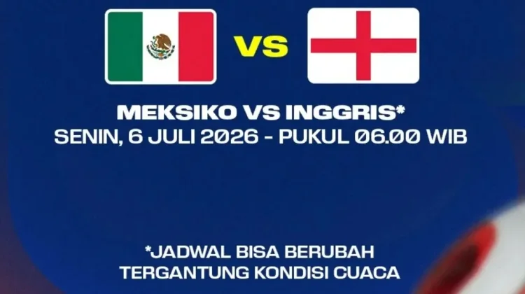 Prediksi Meksiko vs Inggris di Babak 16 Besar Piala Dunia 2026