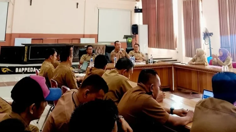 Bappeda Litbang Bengkulu Selatan Rapat Evaluasi Triwulan II